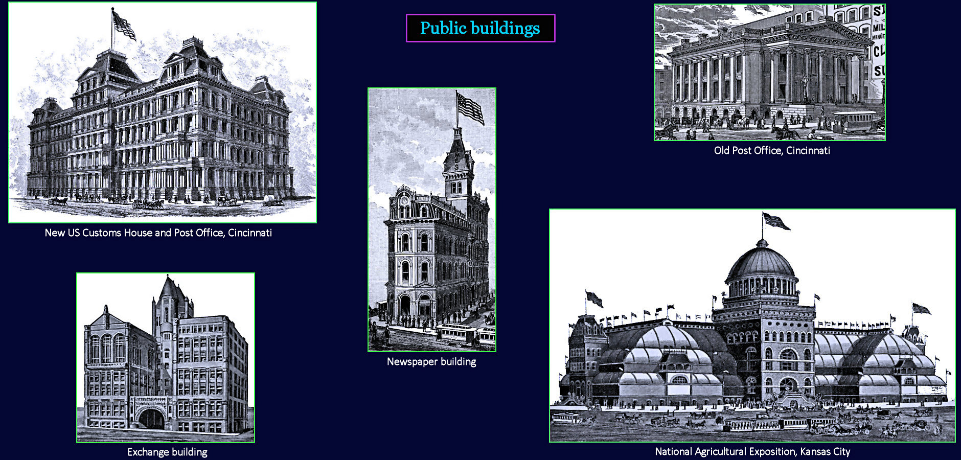 Public buildings, 1890